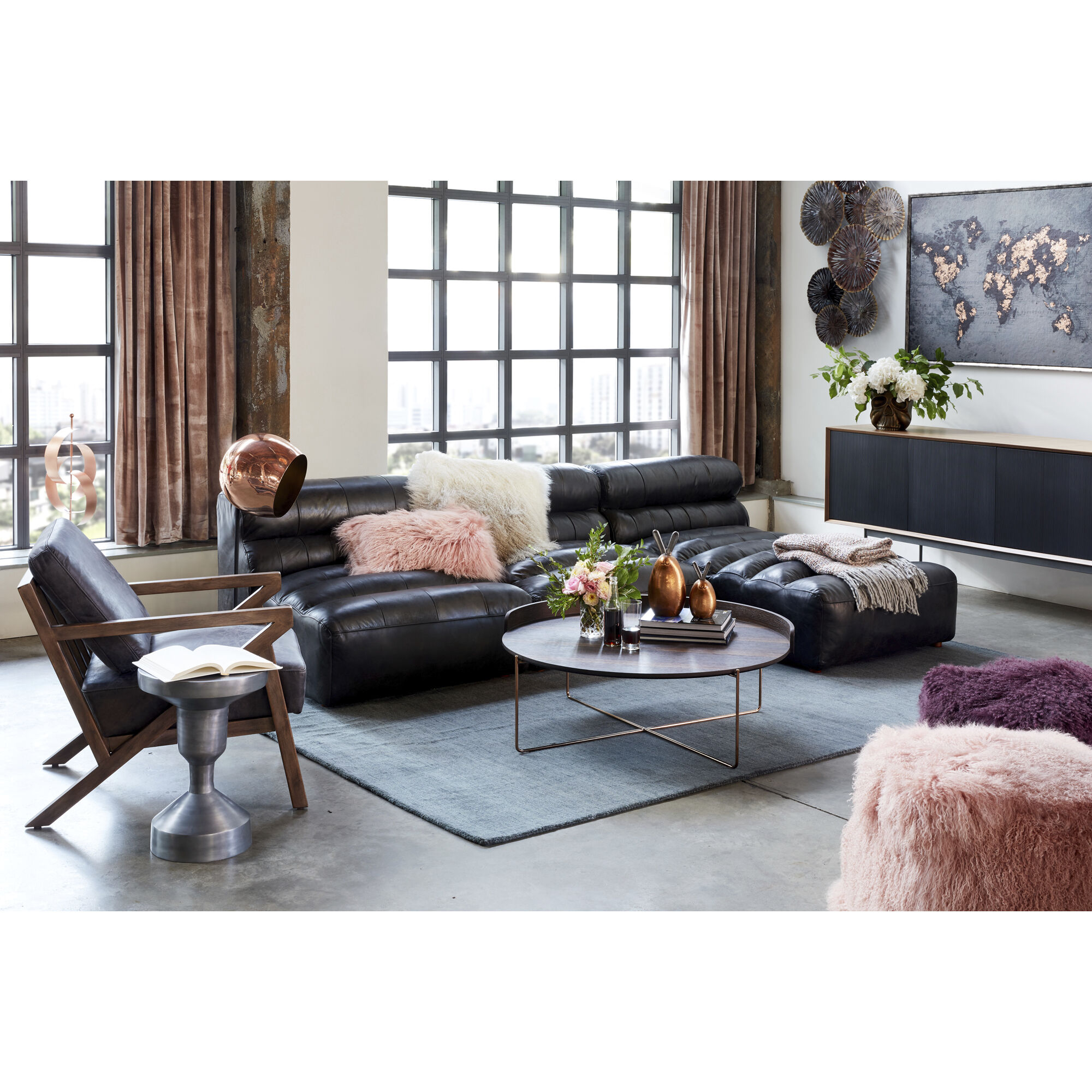 Araya 87 X 20 inch Brown Sideboard