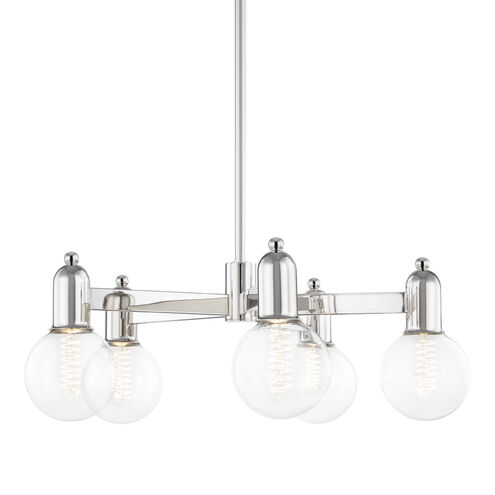 Bryce 5 Light 25 inch Polished Nickel Chandelier Ceiling Light