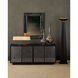Mosaico 43.25 X 33.25 inch Ebony and Antique Mirror Mirror