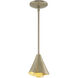 Mobius 1 Light 5 inch Soft Gold Mini Pendant Ceiling Light - Open Box