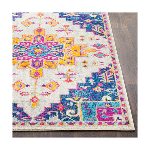 Elaziz 36 X 24 inch Dark Blue/Aqua/Saffron/Bright Orange/Bright Pink Rugs, Rectangle