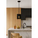 Urchin 1 Light 8 inch Black Mini Pendant Ceiling Light