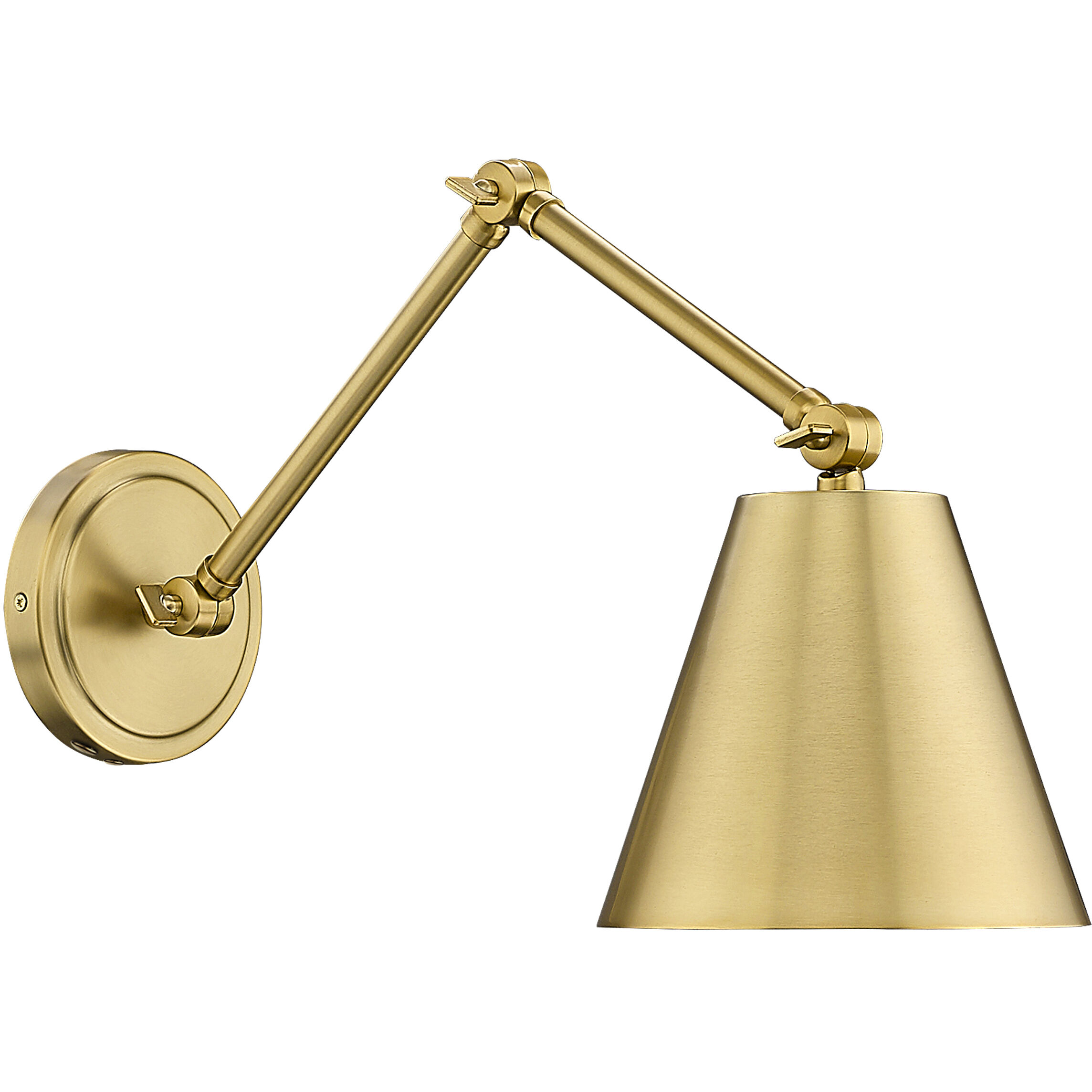 Regent 1 Light 7.5 inch Modern Gold Wall Sconce Wall Light