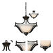Lagoon 3 Light 19.5 inch Matte Black Pendant Ceiling Light