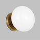 ED Ellen DeGeneres Lune 1 Light 6.5 inch Burnished Brass Sconce Wall Light