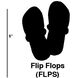 Flip Flops Copper Cookie Cutter