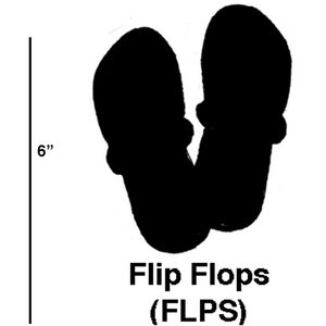 Flip Flops Copper Cookie Cutters