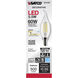 Lumos LED Candelabra Candelabra 5.50 watt 3000K LED Filament