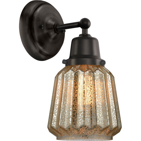 Aditi Chatham 1 Light 6 inch Matte Black Sconce Wall Light, Aditi