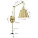 Mitchell 30 inch 60.00 watt Aged Brass Task Sconce Wall Light