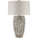 Buttress 35.5 inch 150 watt Dark Gray/White Texture Table Lamp Portable Light
