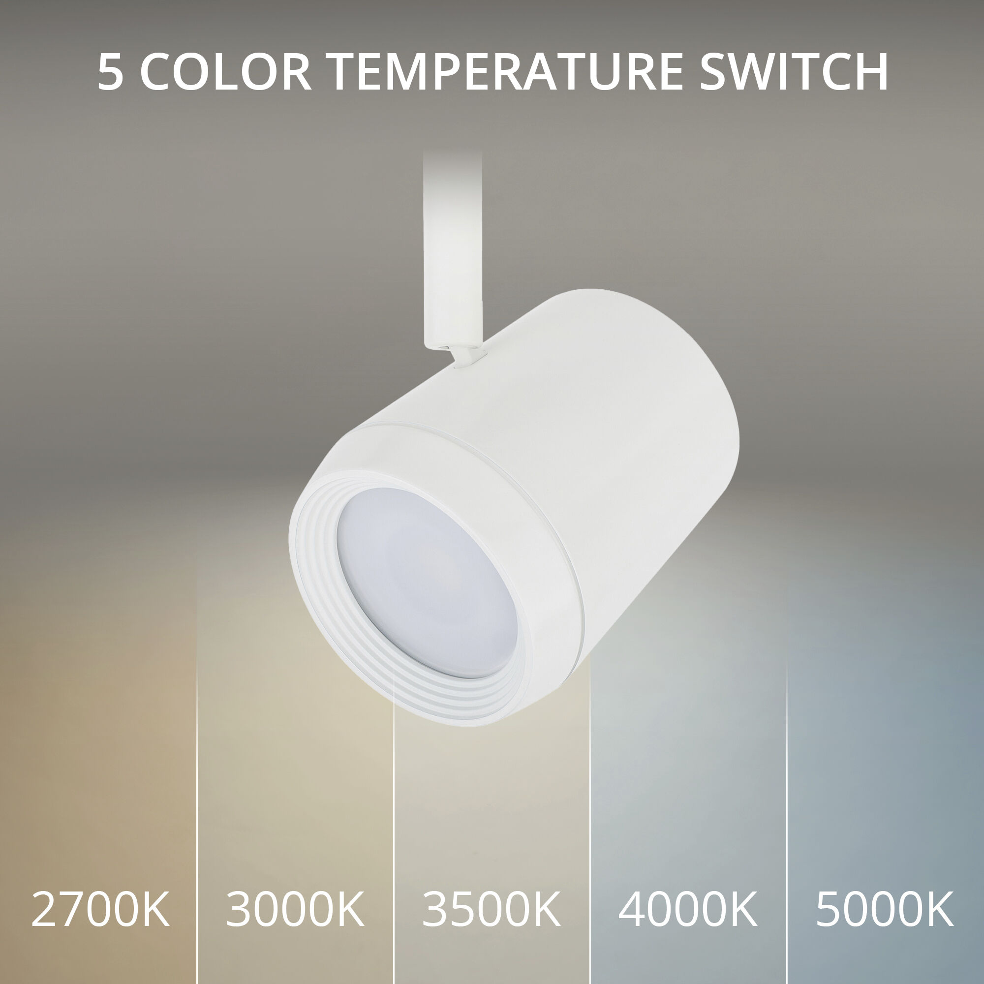 Ocularc 1 Light 120 White H Track Fixture Ceiling Light