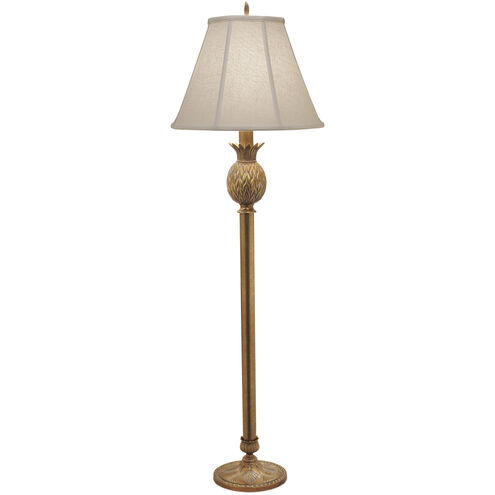 Ellie 68 inch 150 watt Polished Honey Brass Floor Lamp Portable Light