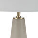 Tillburg 28.5 inch 100.00 watt Matte Beige and Satin Brass Table Lamp Portable Light