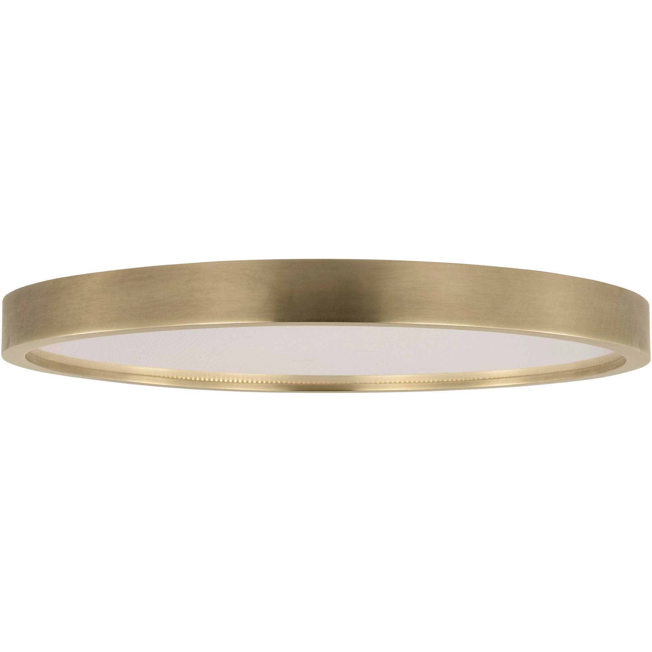 Kelly Wearstler Cerne LED 22 inch Natural Brass Flush Mount Ceiling Light in 120V