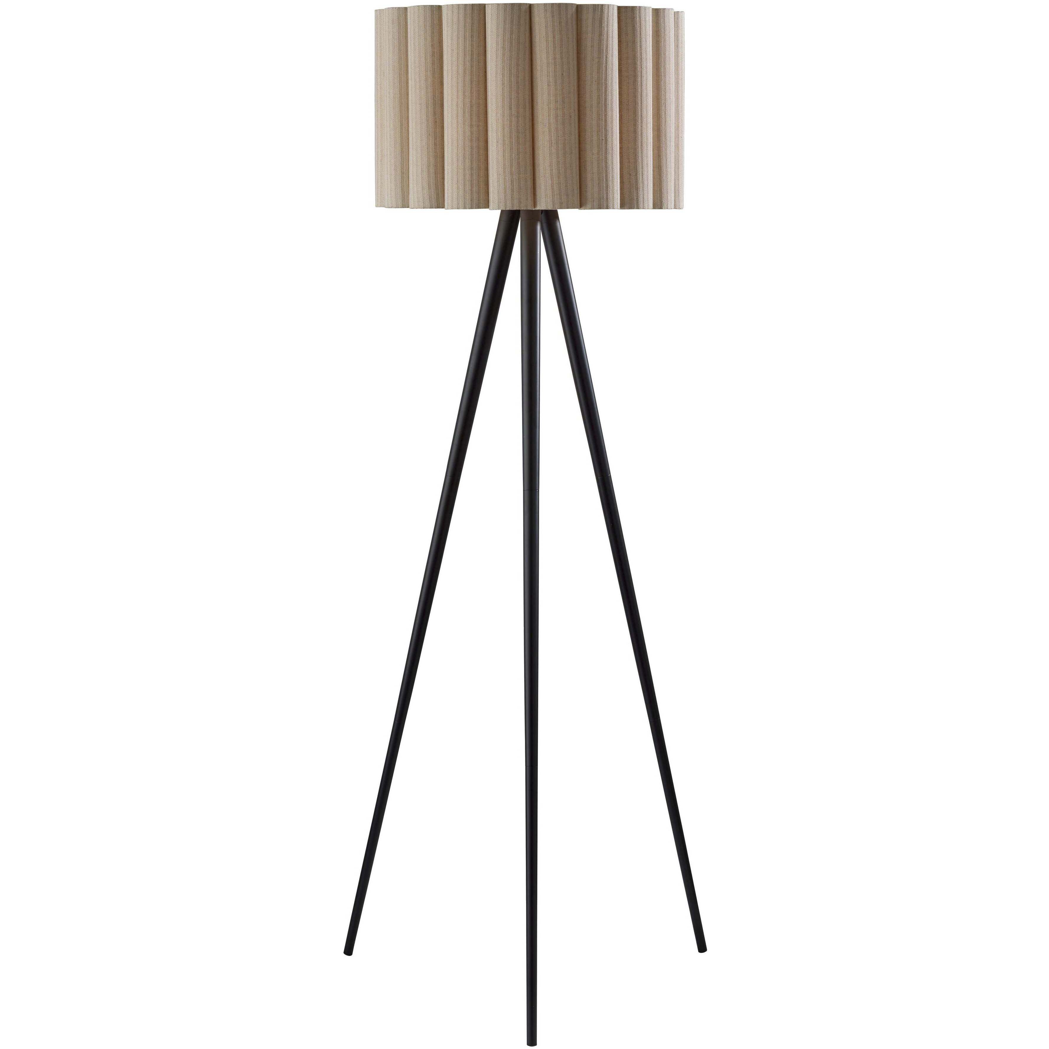 Caldwell 61 inch 100.00 watt Black Floor Lamp Portable Light