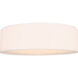 Larson 3 Light 18 inch Matte White Flush Mount Ceiling Light, Medium