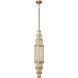 Waldorf LED 8 inch Aged Brass Pendant Ceiling Light