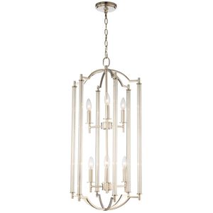 Provence 6 Light 16 inch Polished Nickel Foyer Ceiling Light
