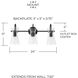 Mila 3 Light 24 inch Matte Black Vanity Light Wall Light