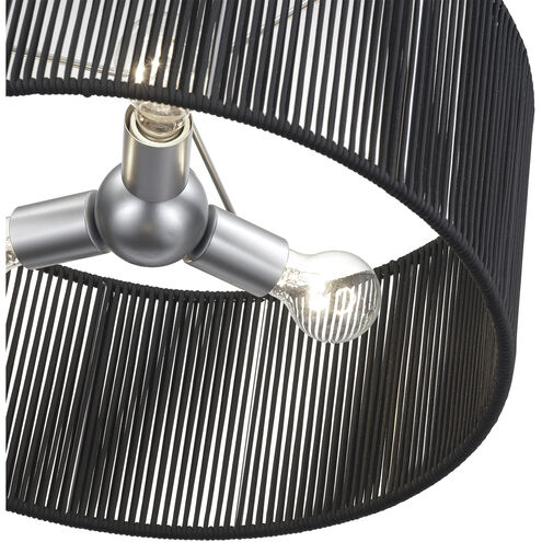 Acordia 3 Light 18 inch Painted Nickel Pendant Chandelier Ceiling Light