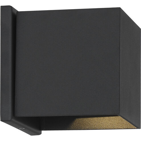 Lightgate LED 5 inch Black Outdoor Wall Sconce