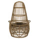 Clementine Clear Coat Flat Occasional Chair