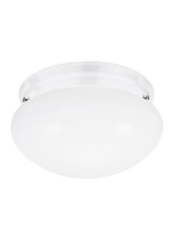 Webster 2 Light 9.5 inch White Flush Mount Ceiling Light