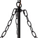 Alora Mood Faye 6 Light 24.13 inch Matte Black Chandelier Ceiling Light in Clear Ribbed Glass