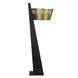 Claudius 68 inch 60.00 watt Black and Brass Floor Lamp Portable Light