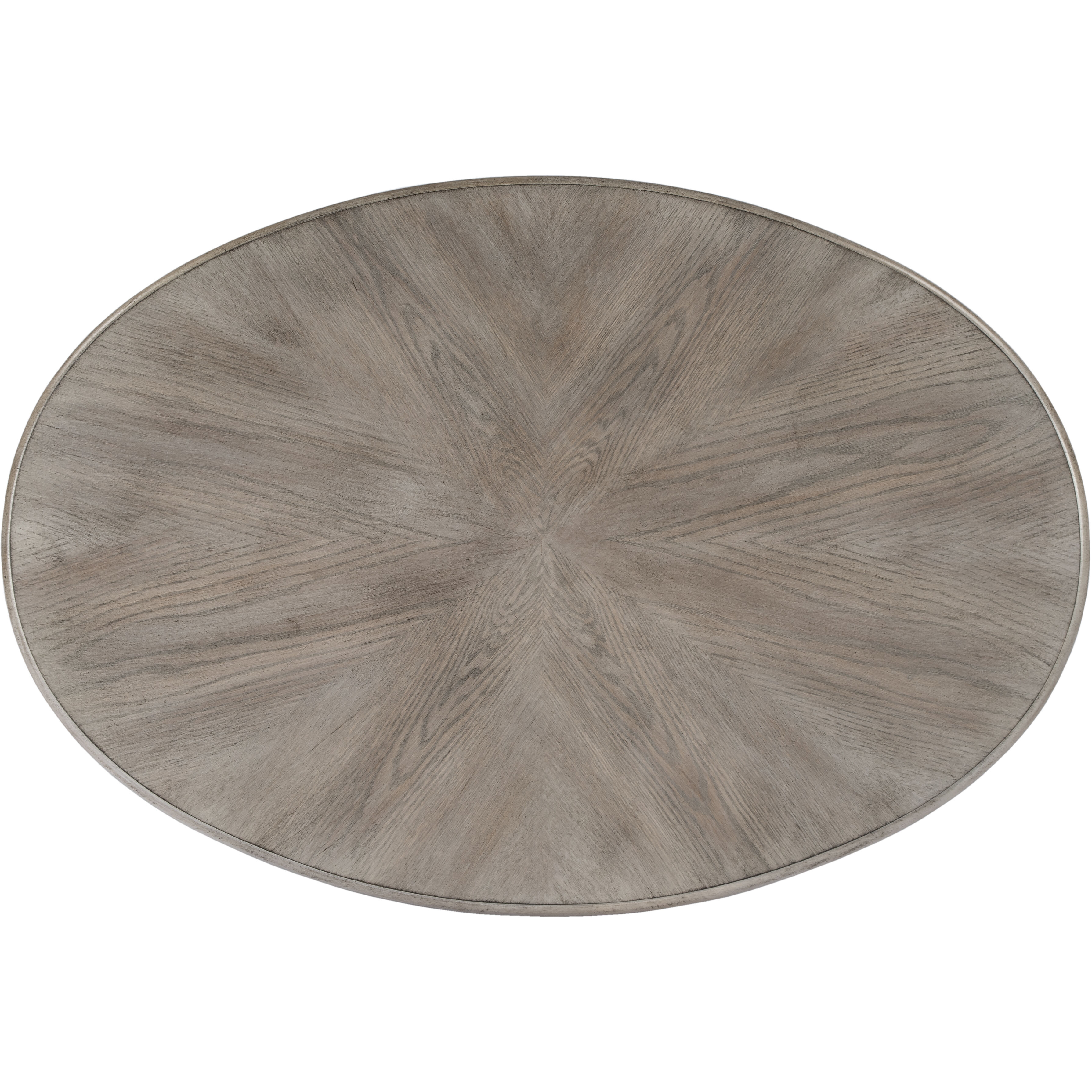 Clayton Oval Wood Coffee Table in Natural Wood