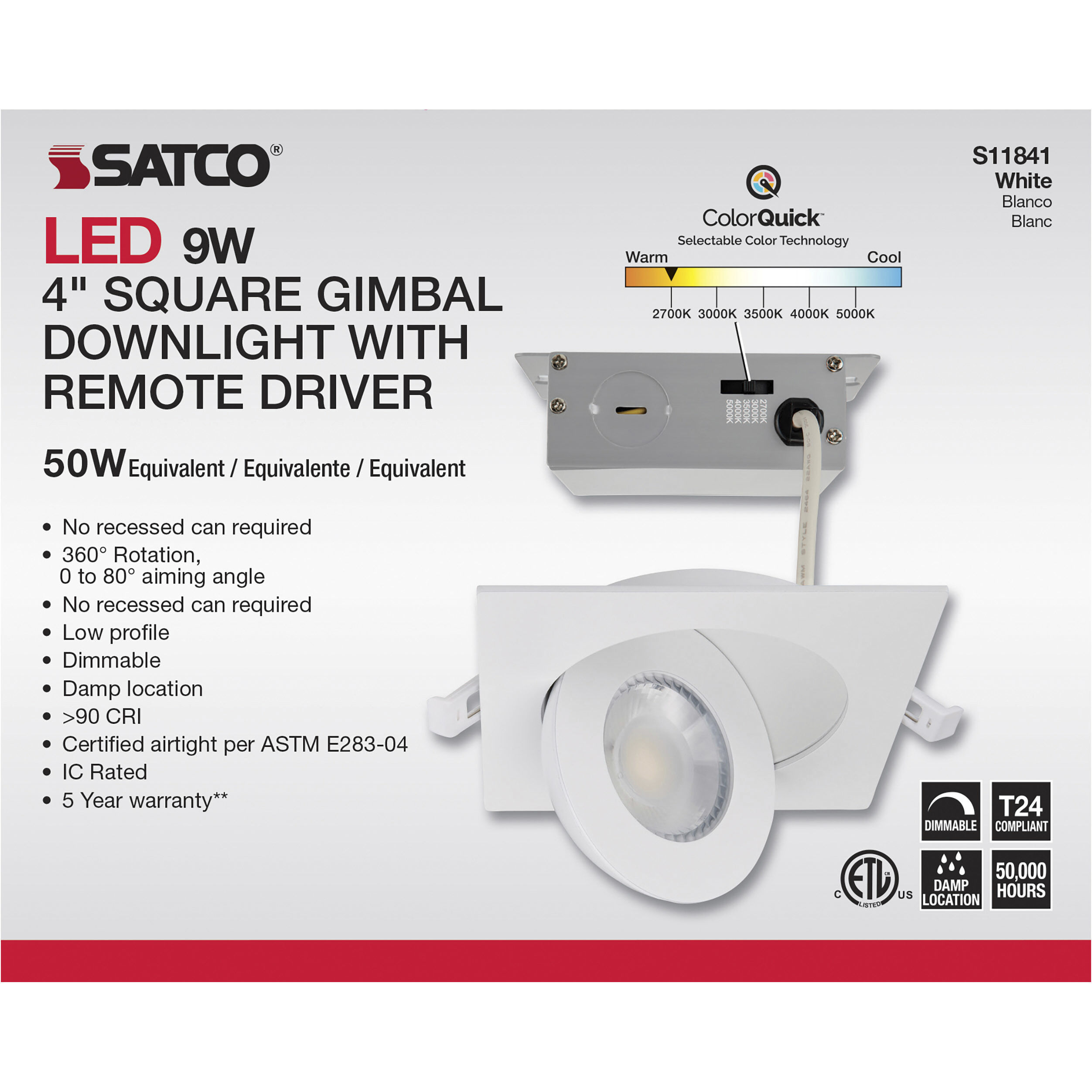 Edgewood Integrated White Recessed