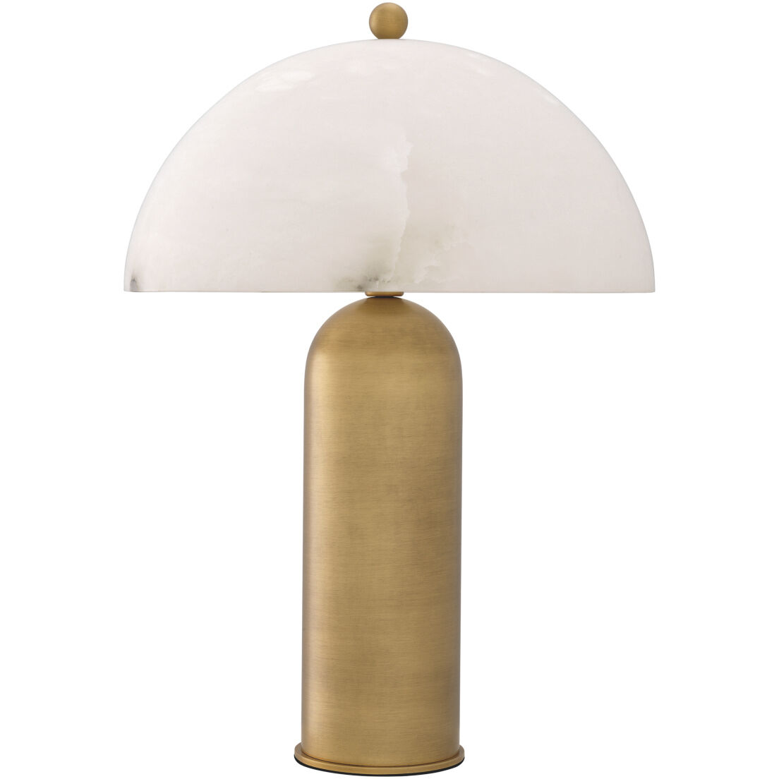 Lorenza 22.83 inch 40 watt Antique Brass with Alabaster Table Lamp Portable Light