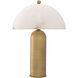 Lorenza 22.83 inch 40.00 watt Antique Brass with Alabaster Table Lamp Portable Light