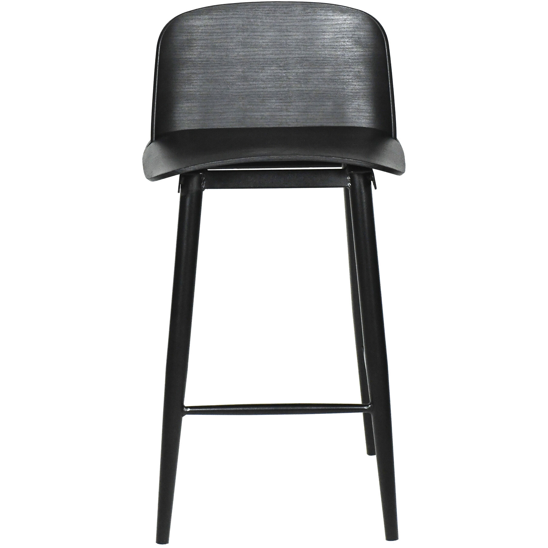Looey 34 inch Black Counter Stool