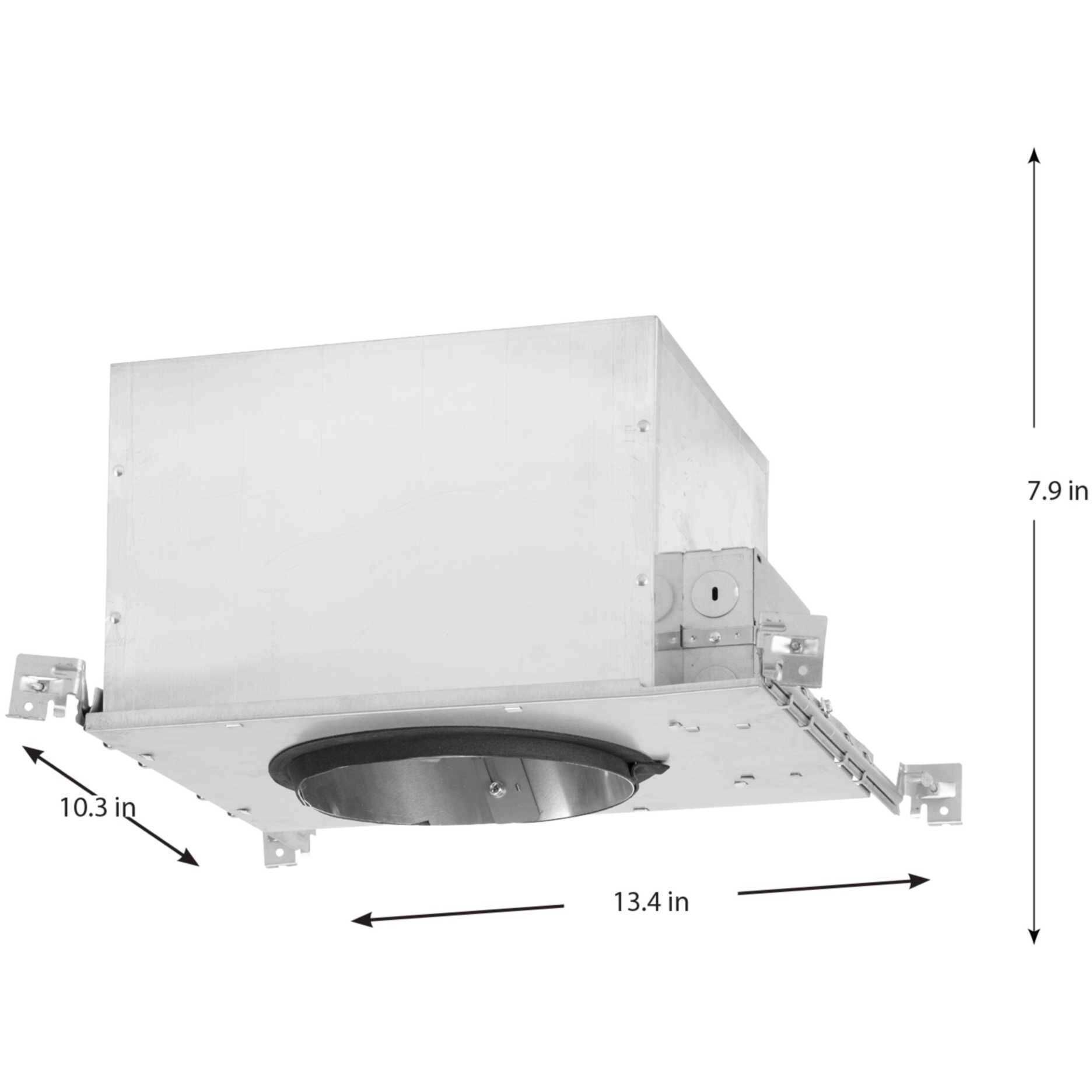 6in Slope Recessed Housing PAR30 Unfinished Recessed Can in IC Rated, New Construction, IC
