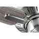 Drift 32 inch Brushed Nickel with Silver/Driftwood Blades Ceiling Fan