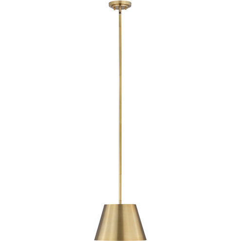 Lilly 1 Light 12 inch Rubbed Brass Pendant Ceiling Light