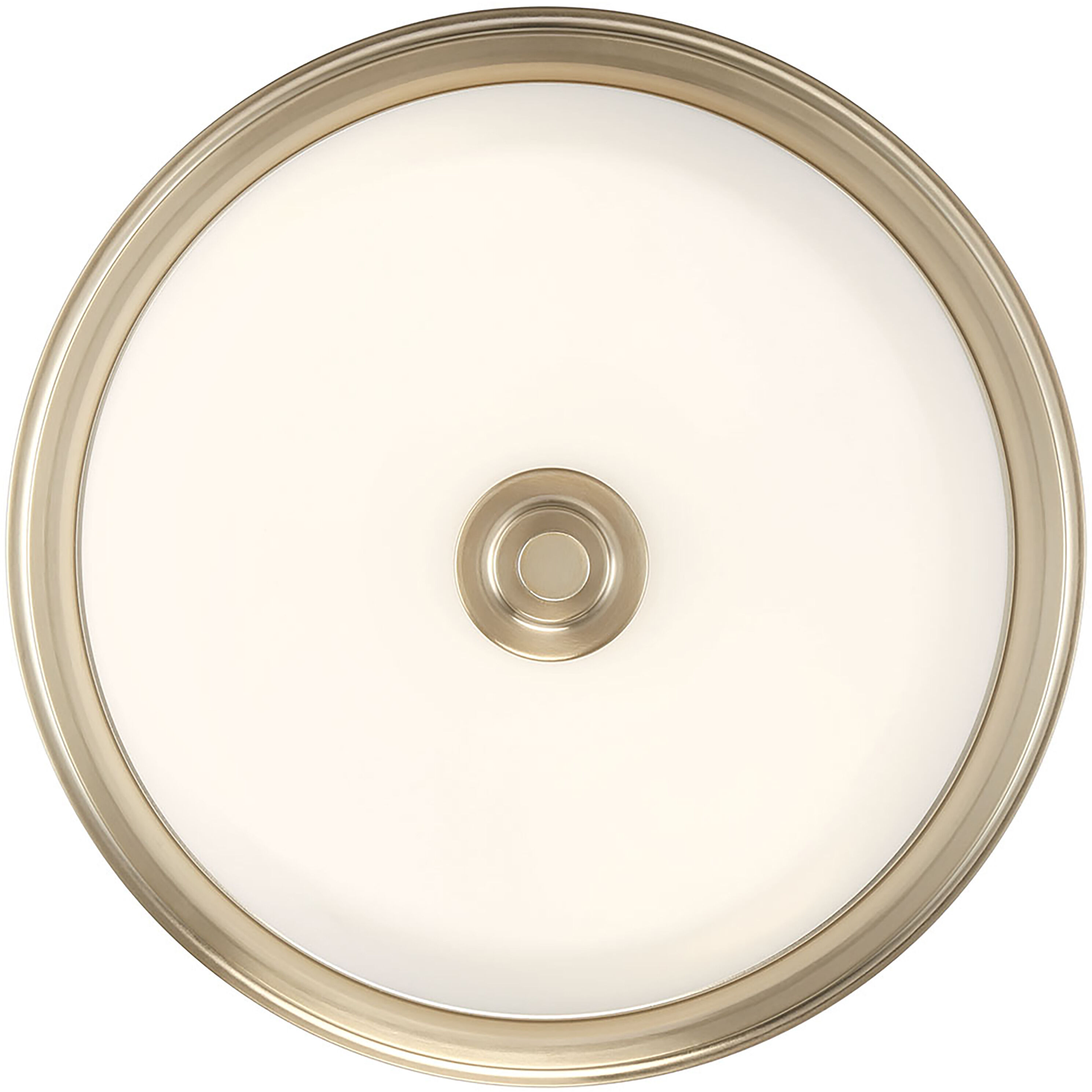 Strayhan 2 Light 13 inch Modern Gold Flush Mount Ceiling Light