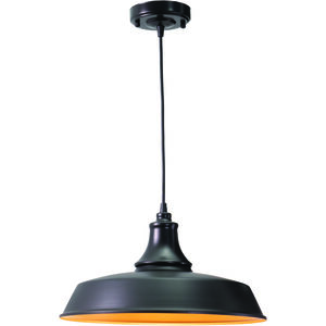 Dorado LED 15 inch Dark Bronze and Light Gold Outdoor Pendant