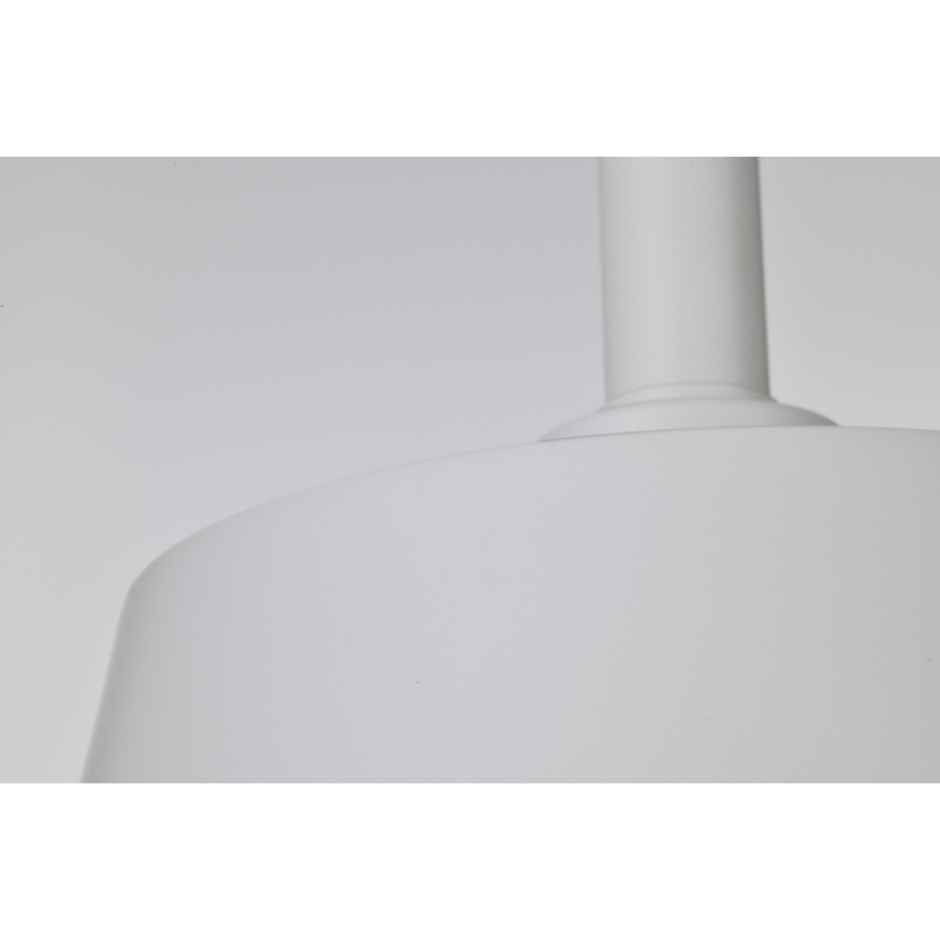 Alexis 1 Light 11 inch Matte White Pendant Ceiling Light
