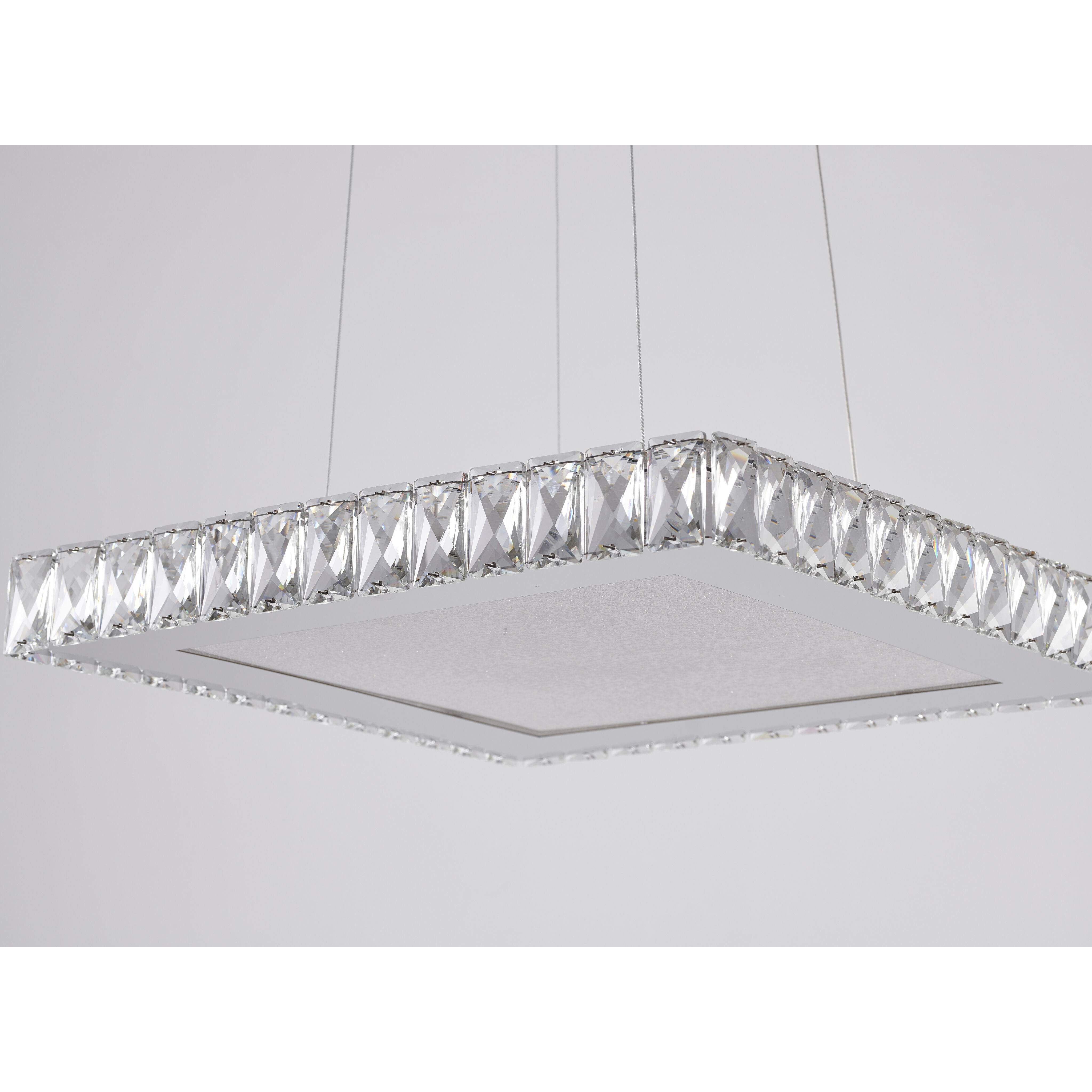 Canada LED 17 inch Chrome Chandelier Ceiling Light