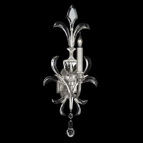 Beveled Arcs Wall Sconce Wall Light in Silver Leaf