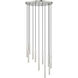 Forest LED 24 inch Brushed Nickel Chandelier Ceiling Light