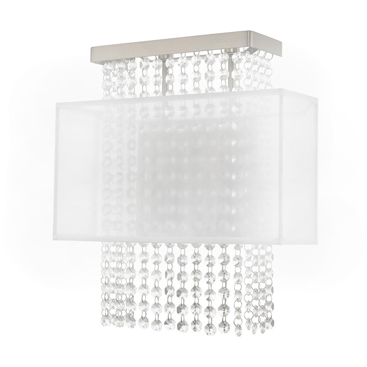 Bella Vista 2 Light 13 inch Brushed Nickel ADA ADA Wall Sconce Wall Light