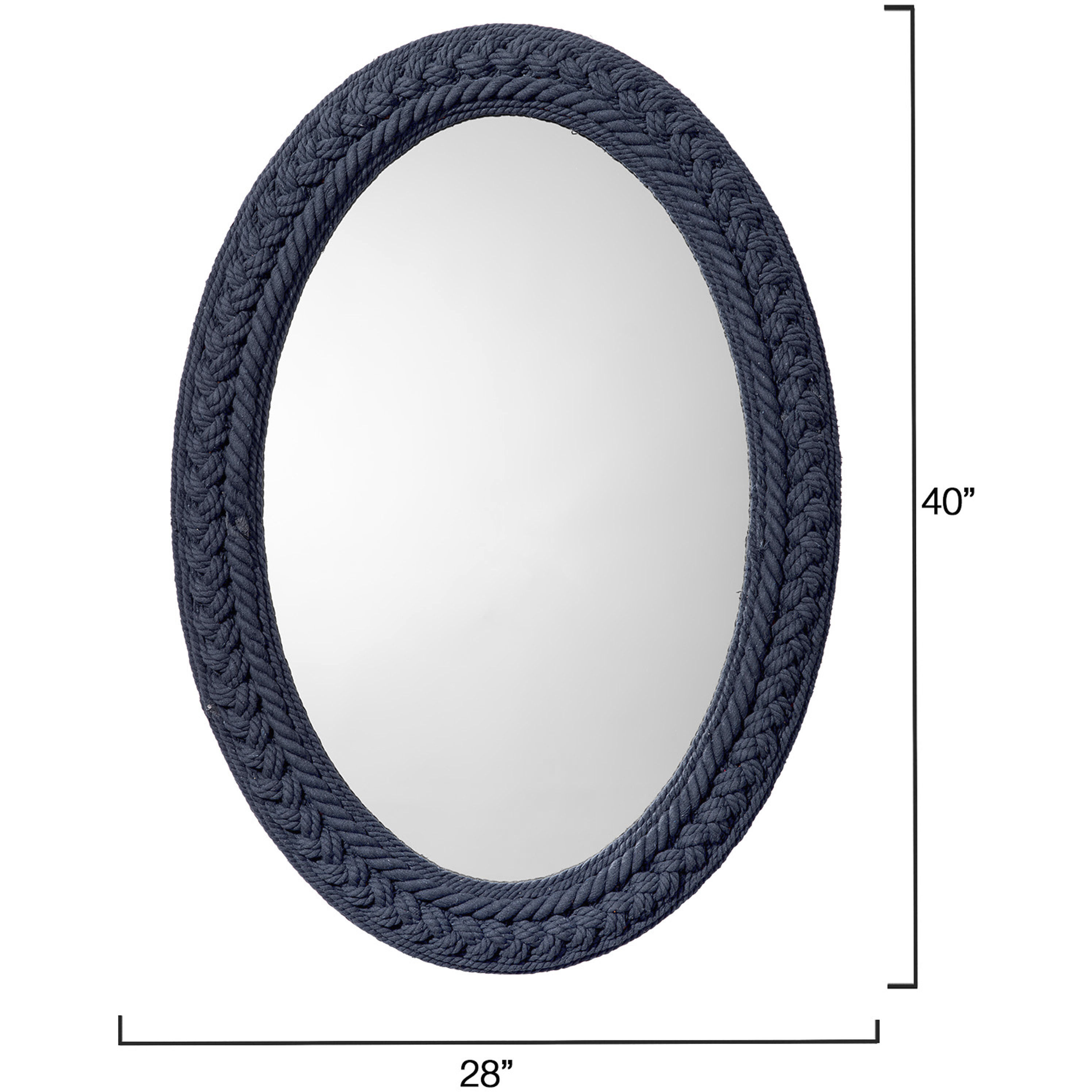Club 40 X 28 inch Indigo Mirror