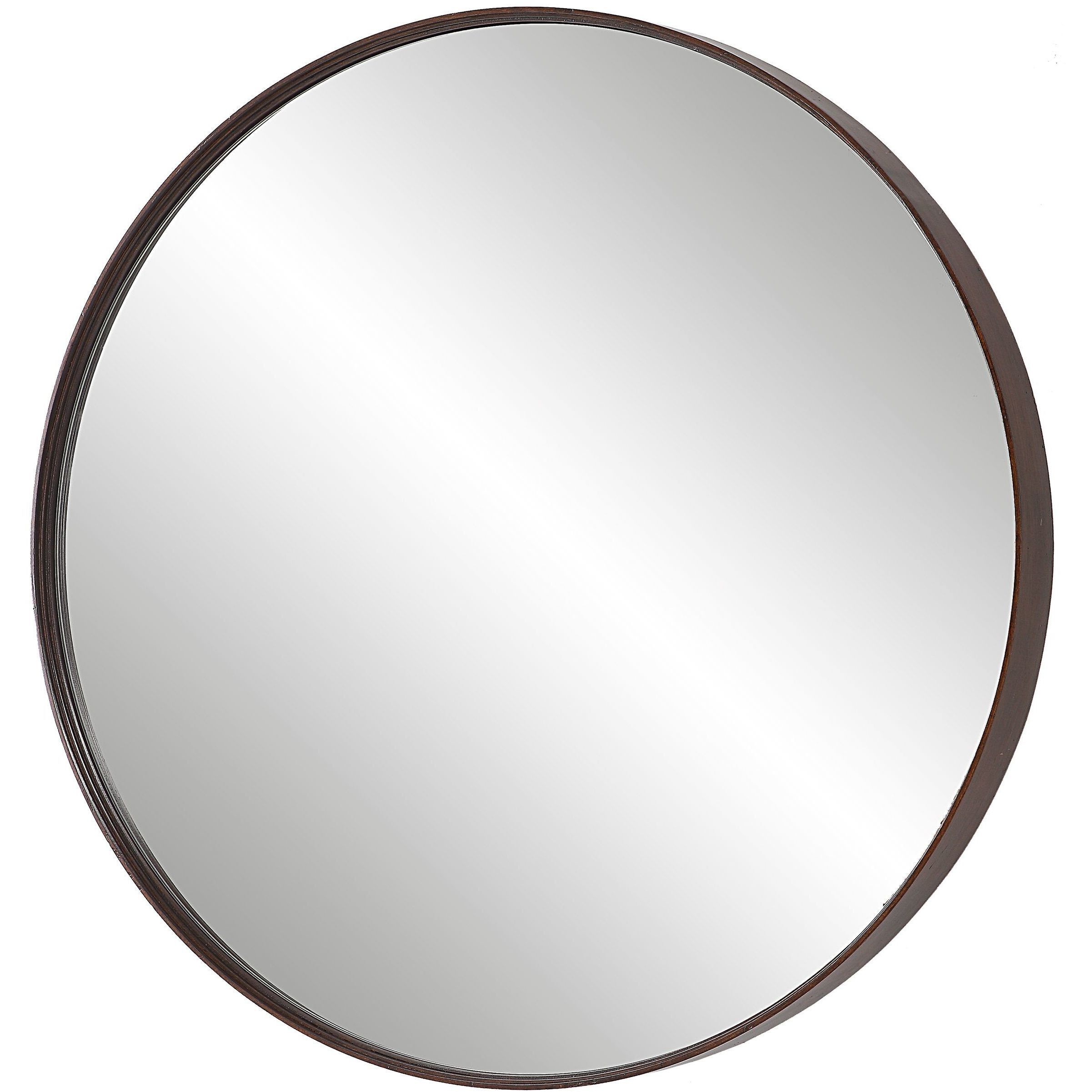 Uttermost 09869 Eden 36 X 36 inch Dark Mahogany Stain Mirror Uttermost 09869 Eden 36 X 36 inch Dark Mahogany Stain Mirror