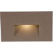 LEDme Step and Wall Lights 277 3.9 watt Bronze On Aluminum Step Light in Blue, LED, 13.62 inch