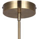 Keaton LED 33.5 inch Gold Chandelier Ceiling Light