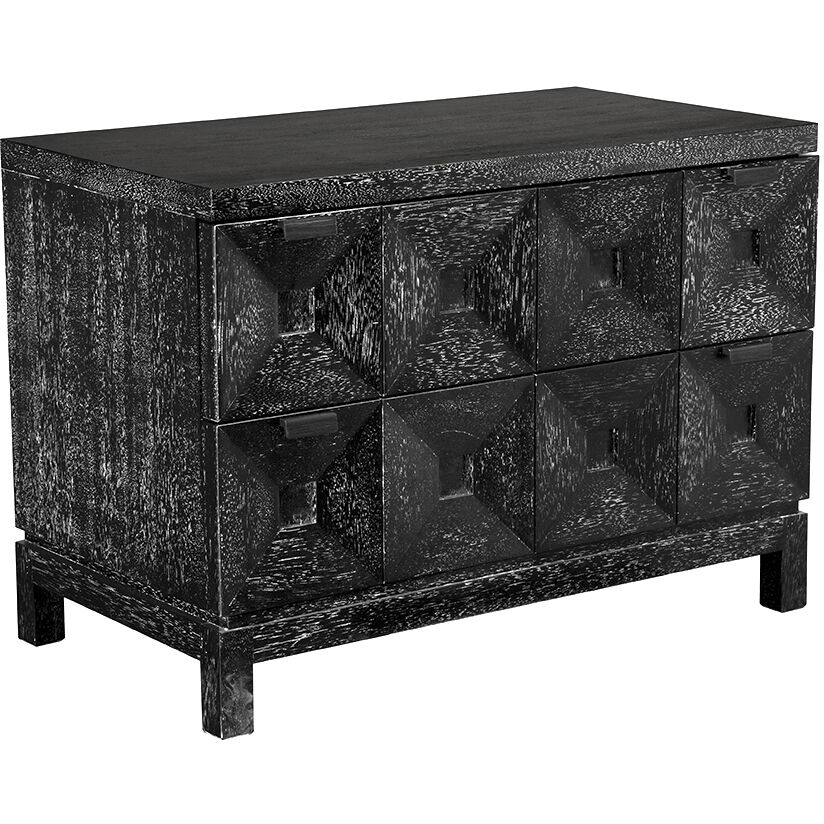 Musashi 40 X 22 inch Black Walnut Console